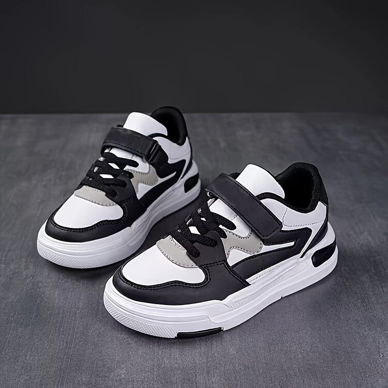 boys trendy skate shoes comfy non slip casual sneakers for kids outdoor activities details 1