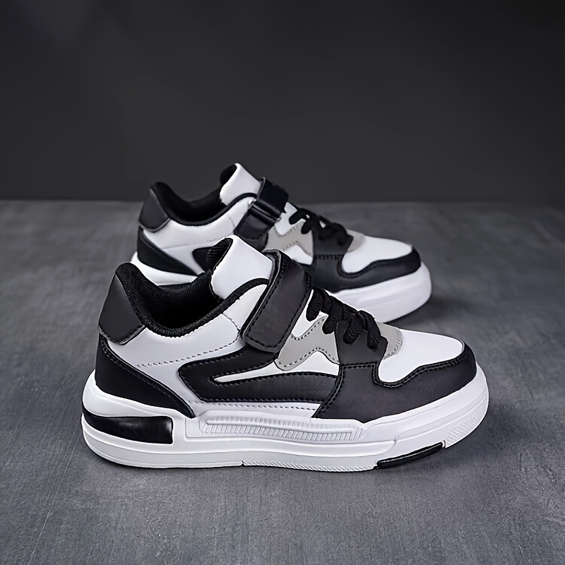 boys trendy skate shoes comfy non slip casual sneakers for kids outdoor activities details 3
