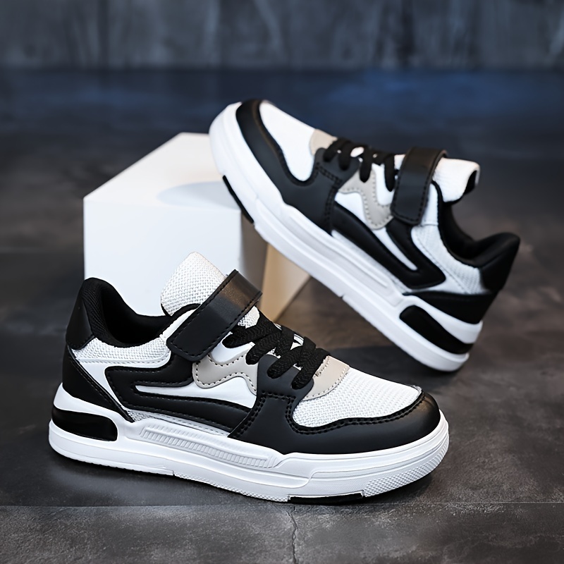 boys trendy skate shoes comfy non slip casual sneakers for kids outdoor activities details 4