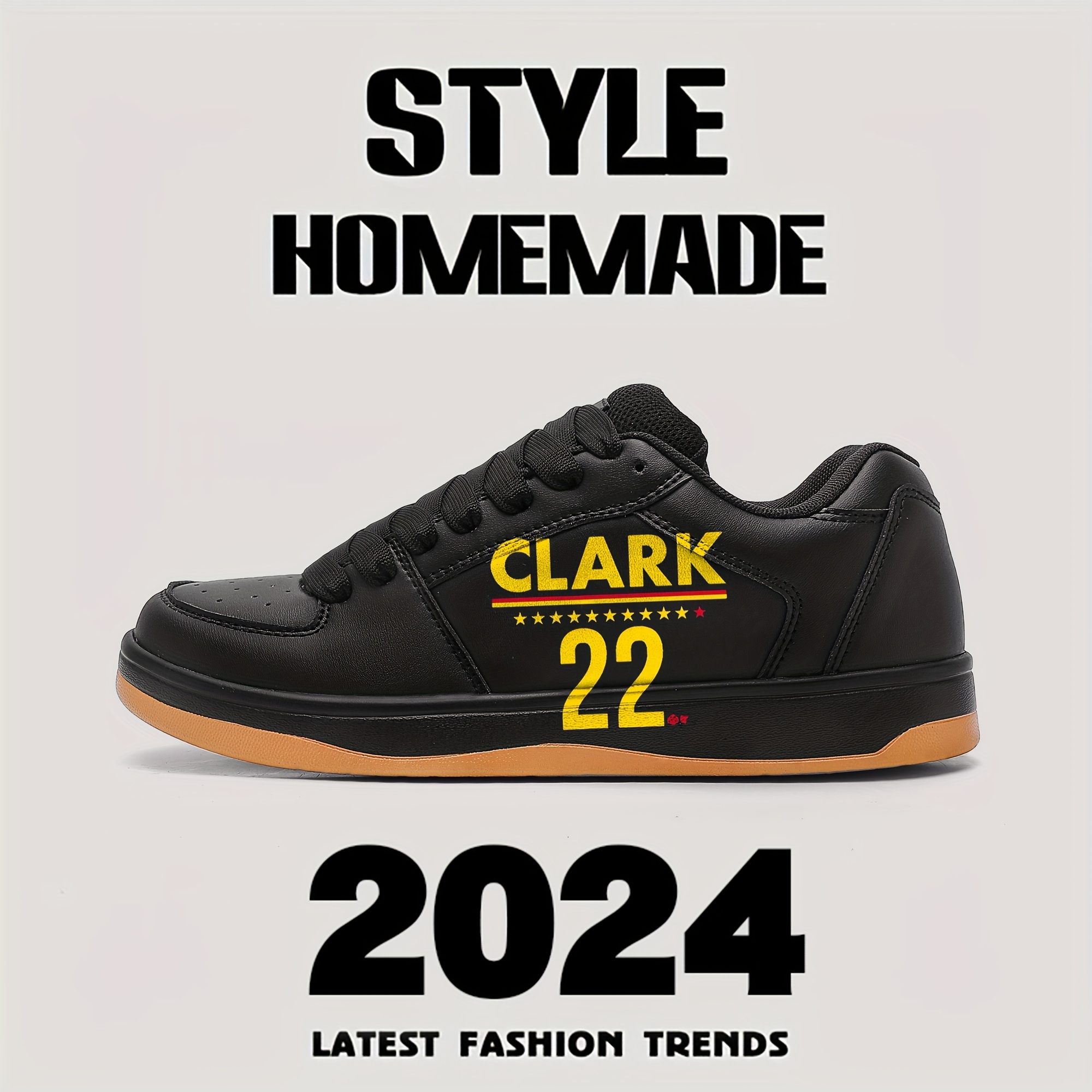 boys comfortable fashion low top casual sneakers lace up breathable pu non slip stylish casual attire details 0