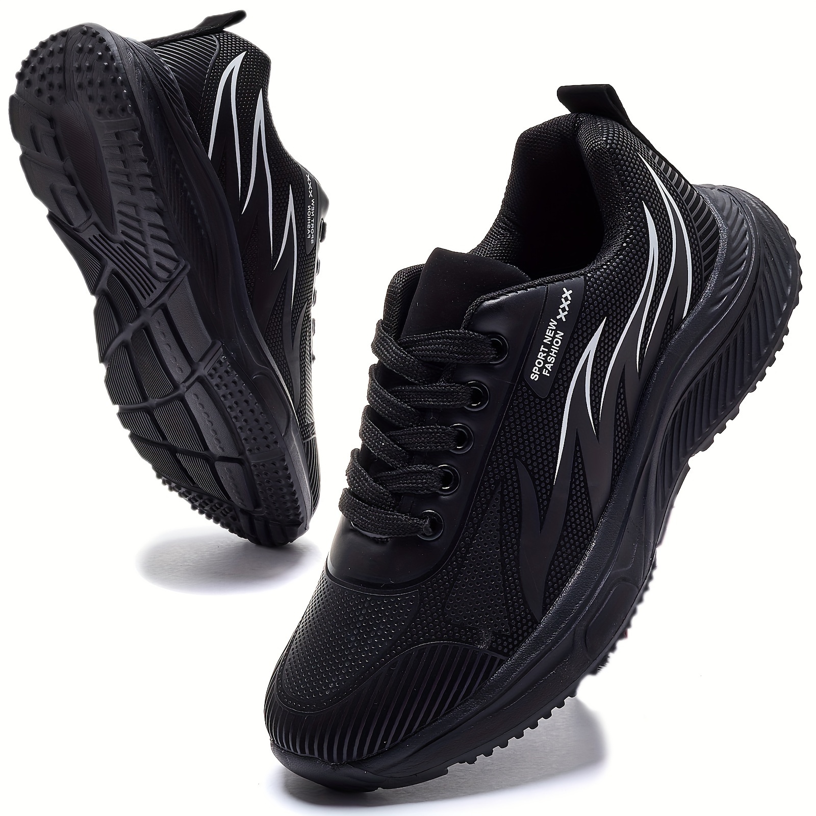unisex kids breathable basketball shoes comfy non slip lace up sneakers for boys girls outdoor activities details 3