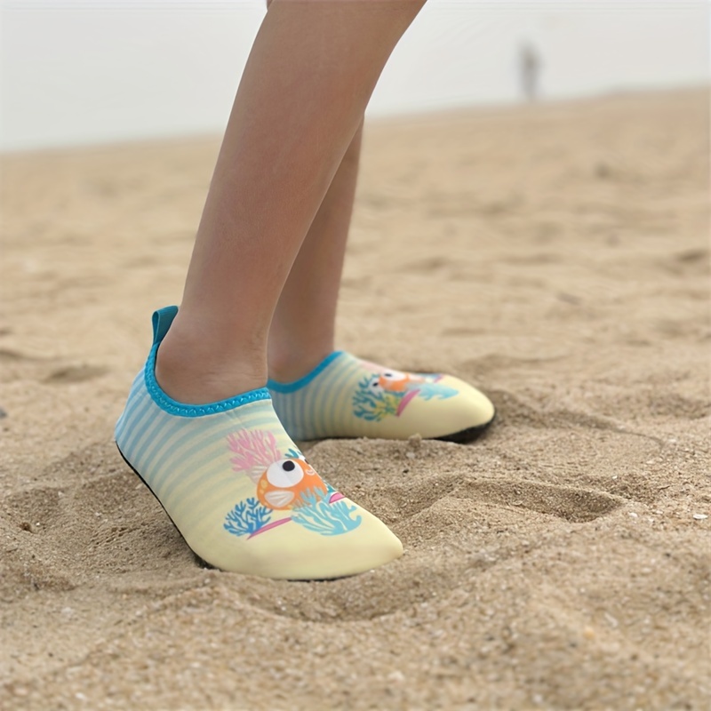 unisex kids water socks breathable quick dry non slip for boys girls walking pool swimming outdoor activities details 11