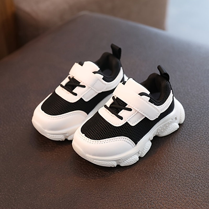 boys trendy chunky shoes with hook loop comfy non slip sneakers for kids outdoor activities details 3