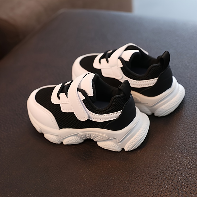 boys trendy chunky shoes with hook loop comfy non slip sneakers for kids outdoor activities details 6