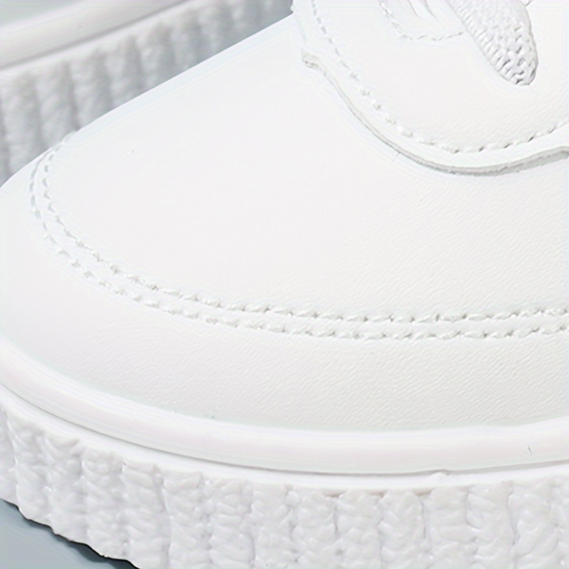 casual comfortable solid color low top sneakers for boys lightweight non slip skateboard details 10