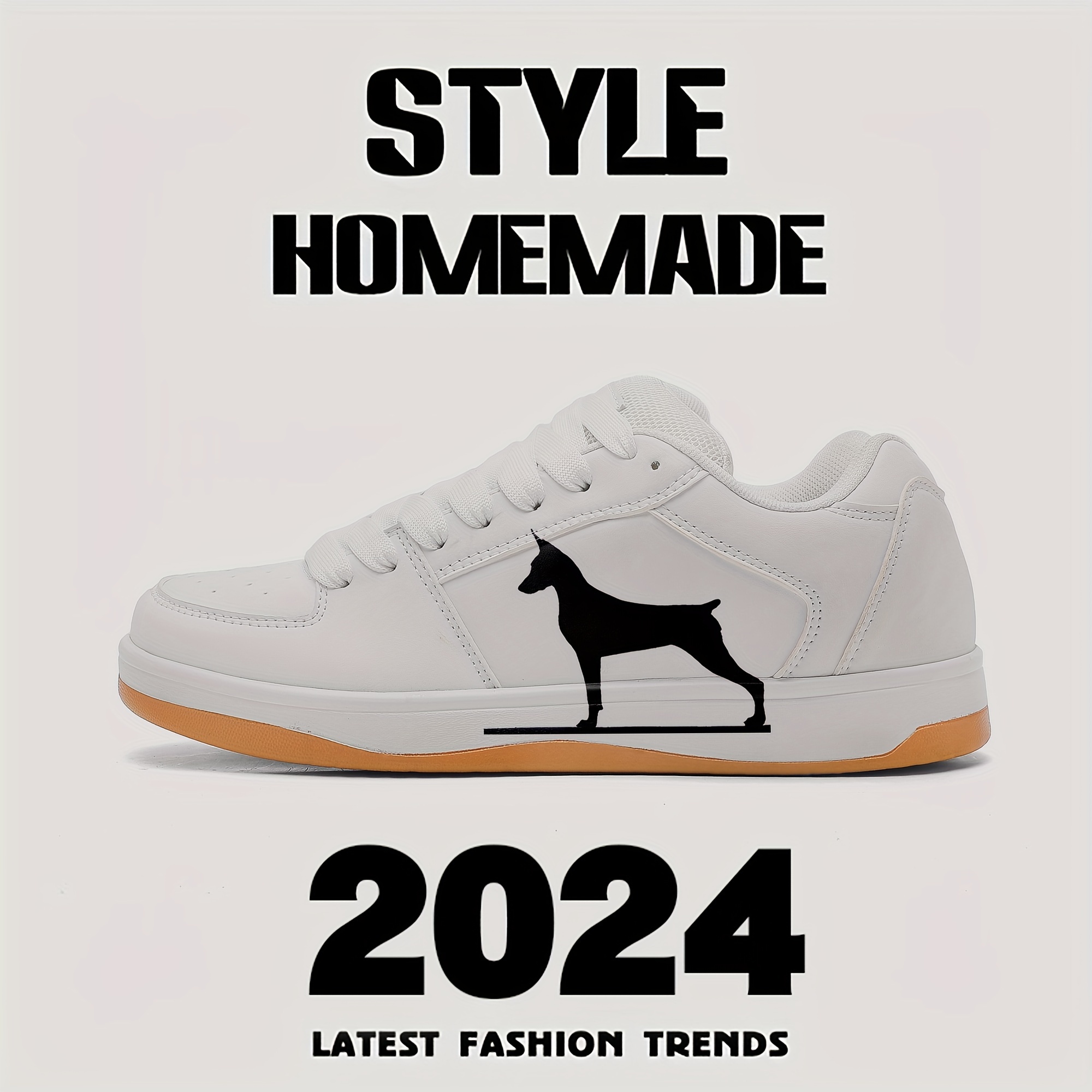 boys fashion sneakers low top casual sports shoes with solid color lace up closure round toe pu upper sole fabric inner   comfort footwear for   over 14 years old details 1