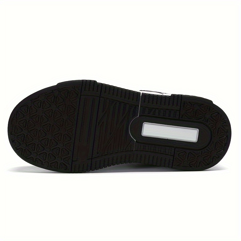boys trendy reflective design skate     comfy non slip casual sneakers for kids outdoor activities details 4