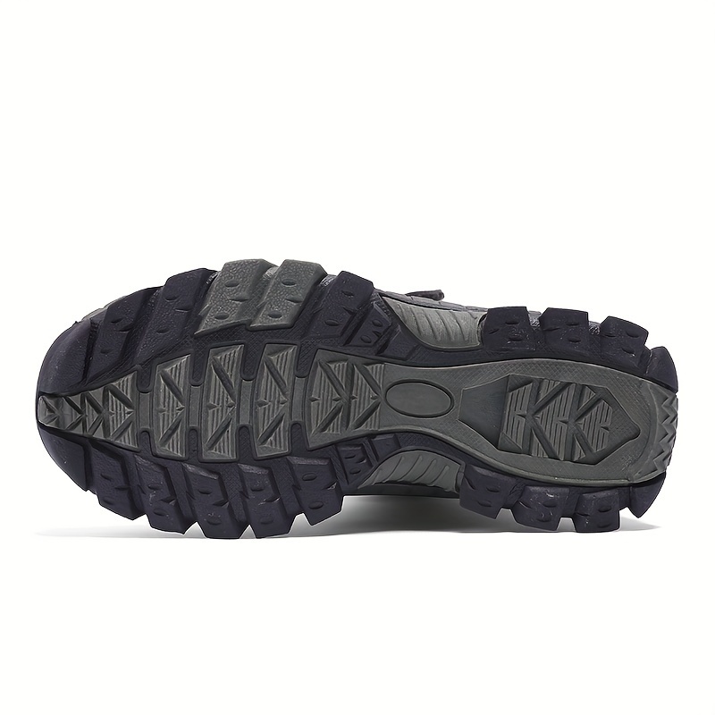 boys trendy solid hiking boots comfy non slip casual shoes for kids outdoor activities details 8