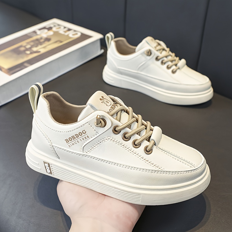 boys casual sneakers with lace up closure pu upper and pvc outsole wear and lightweight for comfort details 0