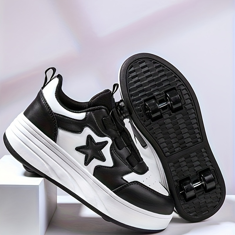 childrens trendy dry skate detachable wheels rotating closure breathable fabric suitable for boys and girls suitable for details 0