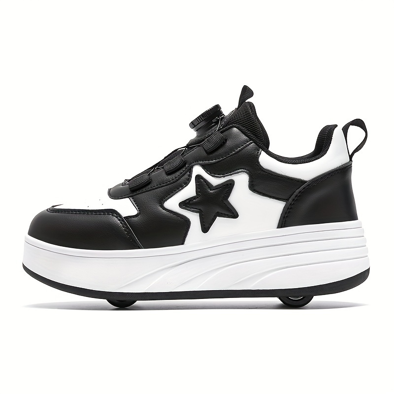 childrens trendy dry skate detachable wheels rotating closure breathable fabric suitable for boys and girls suitable for details 1