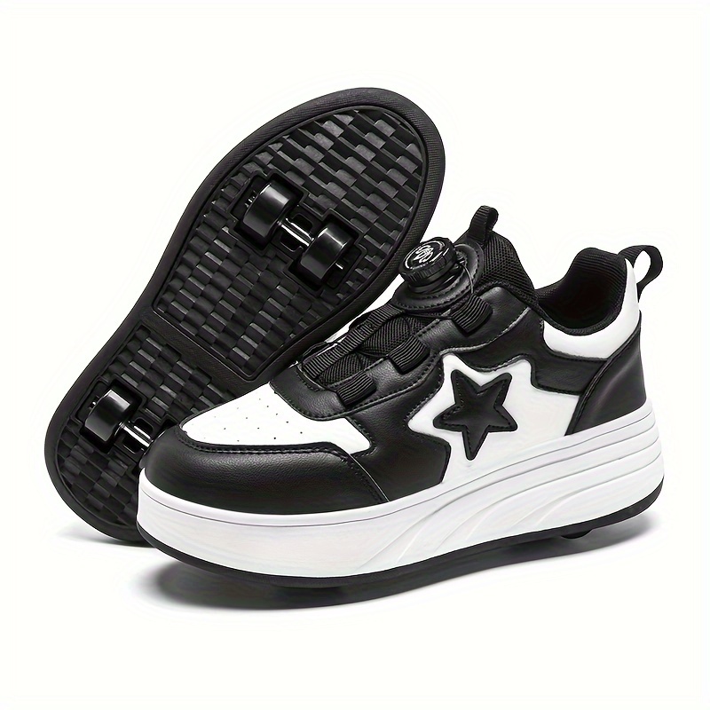 childrens trendy dry skate detachable wheels rotating closure breathable fabric suitable for boys and girls suitable for details 2