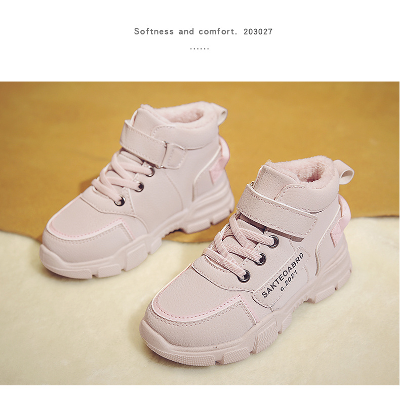 boys snow boots winter casual letter   appliques thermal anti slip boots details 10