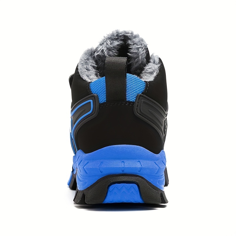 boys trendy snow boots with warm plush comfy non slip sneakers for kids outdoor activities winter autumn details 4