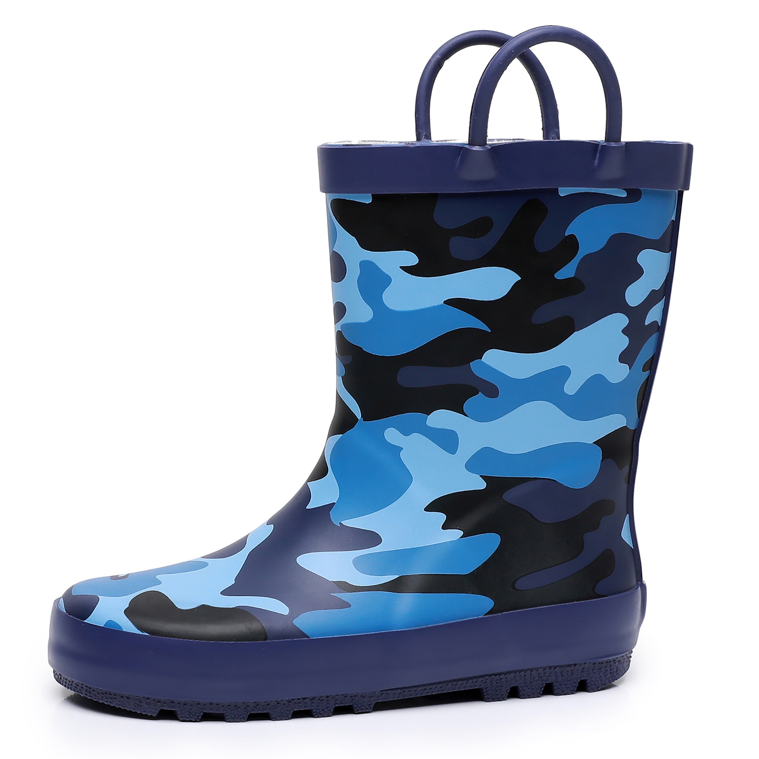 trendy camouflage slip on rain waterproof non slip rain boots for details 0