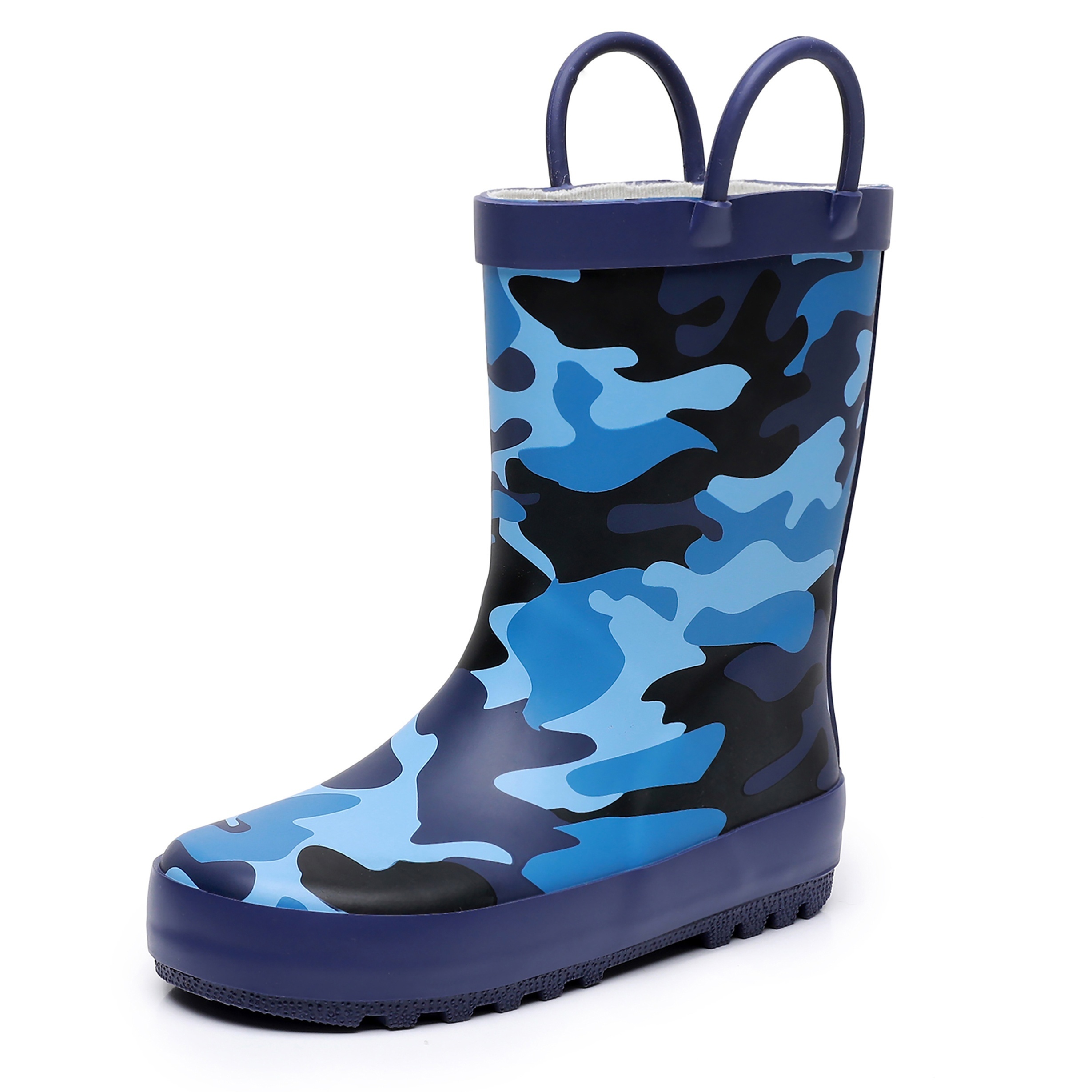 trendy camouflage slip on rain waterproof non slip rain boots for details 2