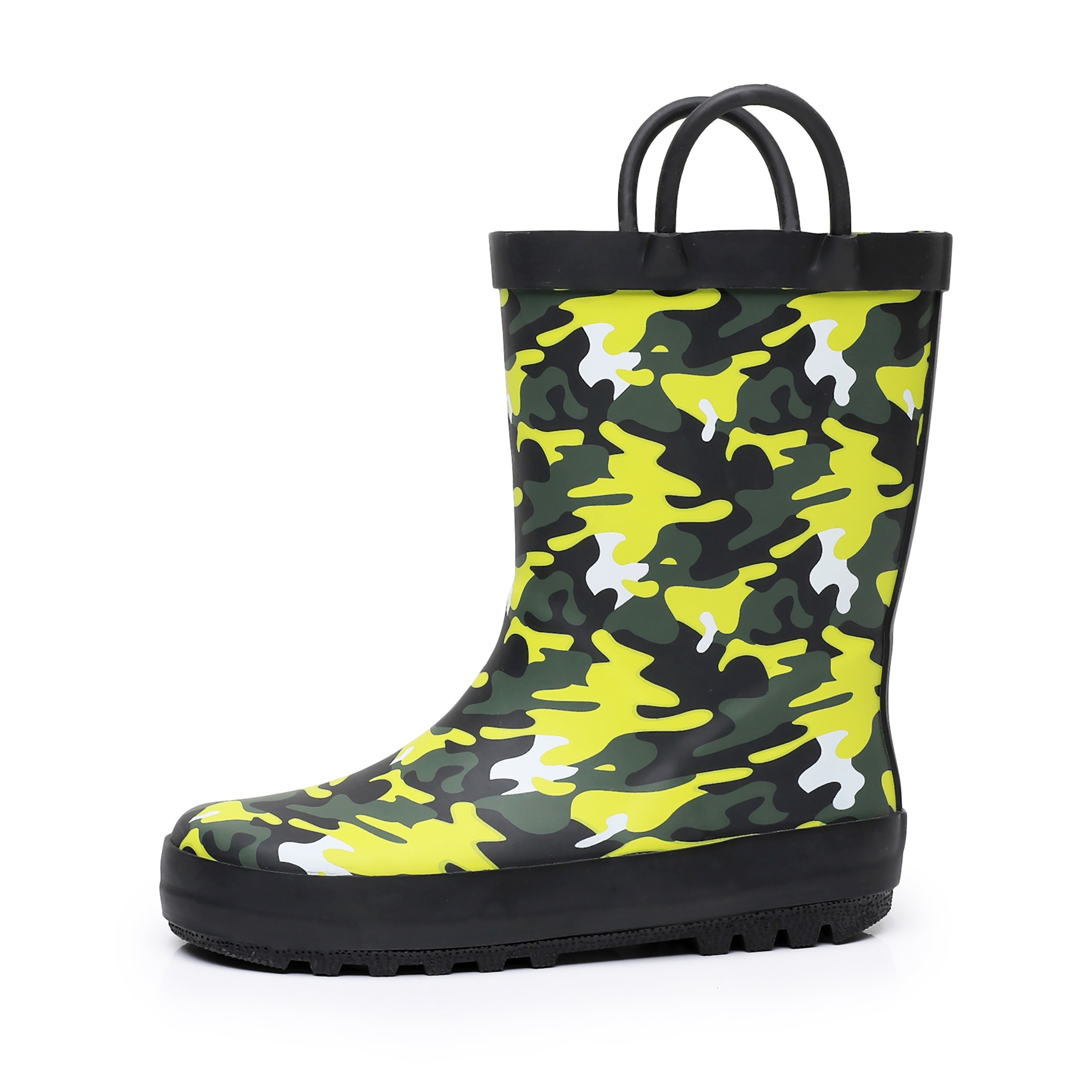 trendy camouflage slip on rain waterproof non slip rain boots for details 6