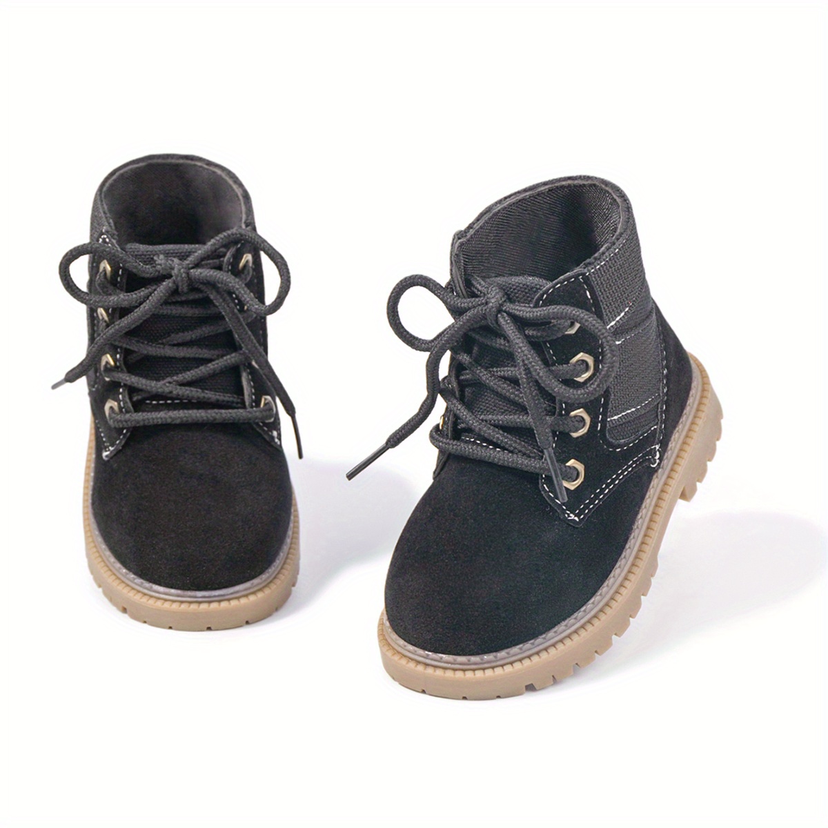 classic lace up kids comfortable non slip boots for indoor details 5