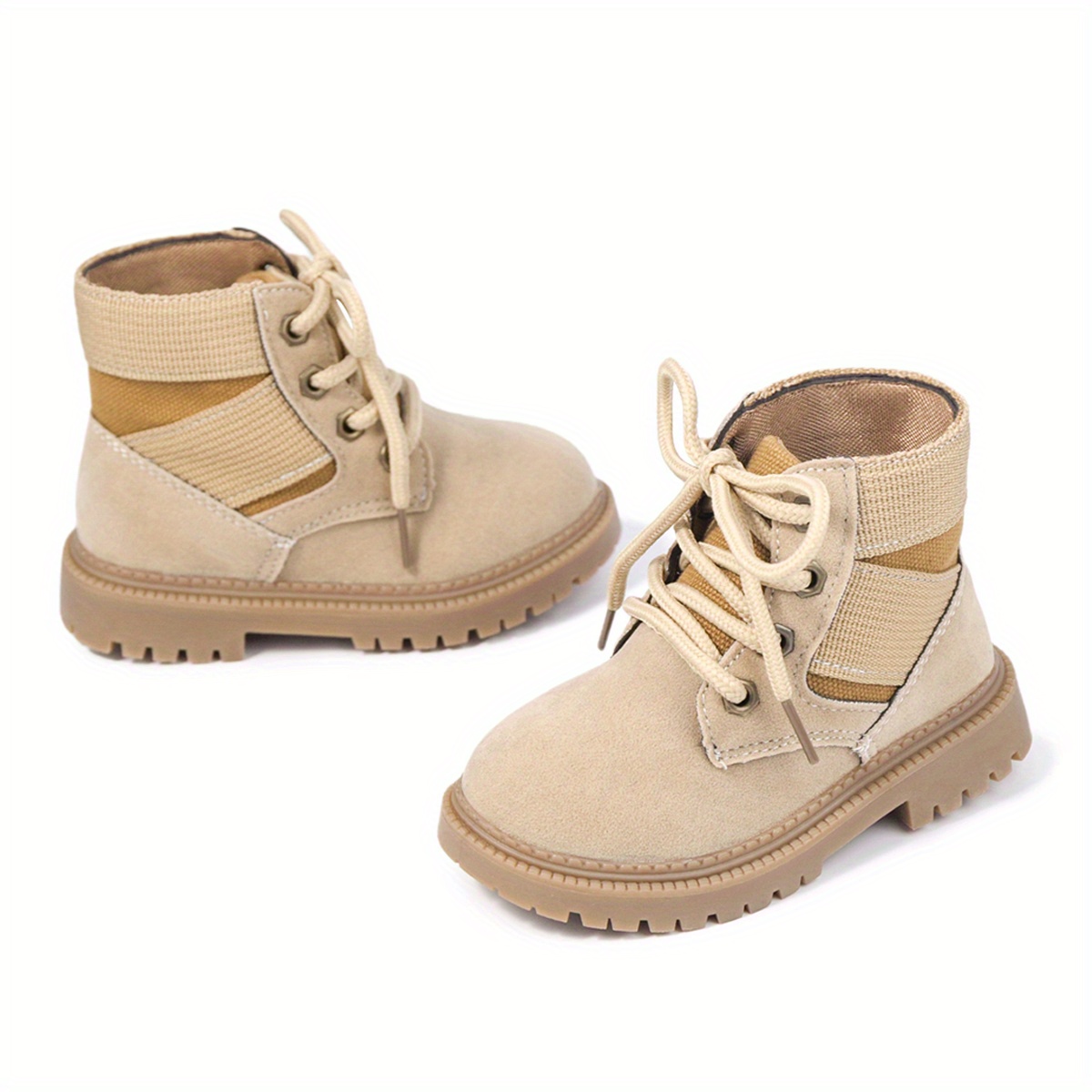 classic lace up kids comfortable non slip boots for indoor details 10