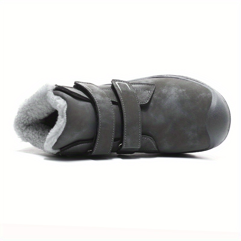 comfortable snow boots with for boys plus fleece boots for outdoor walking hiking autumn and winter details 8