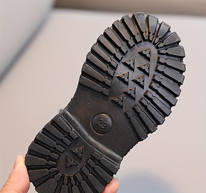trendy cool solid color boots with zipper for boys lightweight non slip boots for indoor autumn details 4