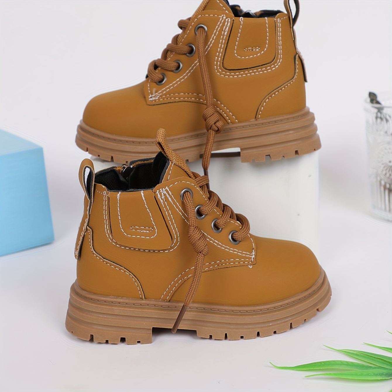 trendy cool boots with zipper for boys lightweight non slip boots for indoor autumn and winter details 1