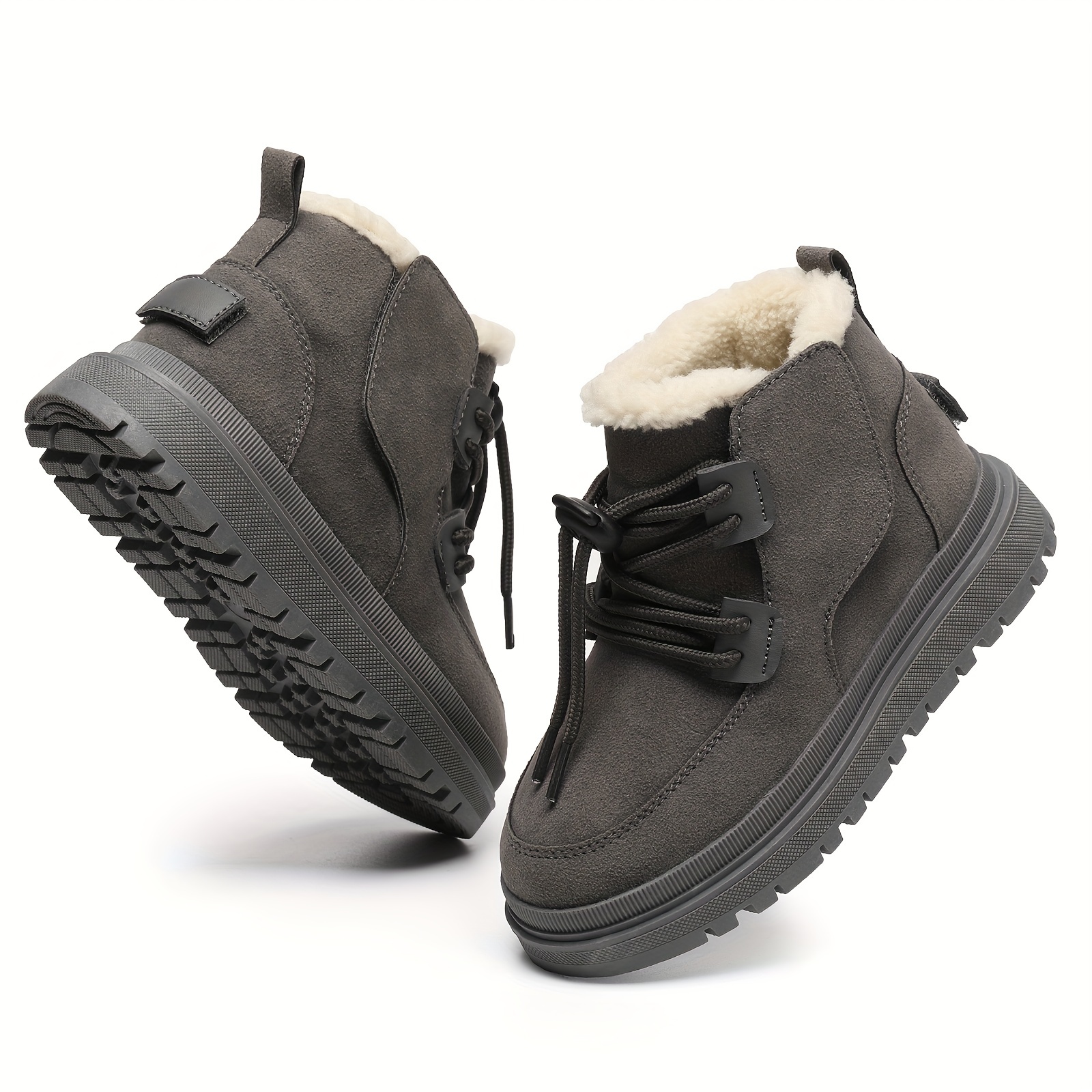 comfortable non slip   soft and   fleece boots for outdoor walking hiking autumn and winter details 0