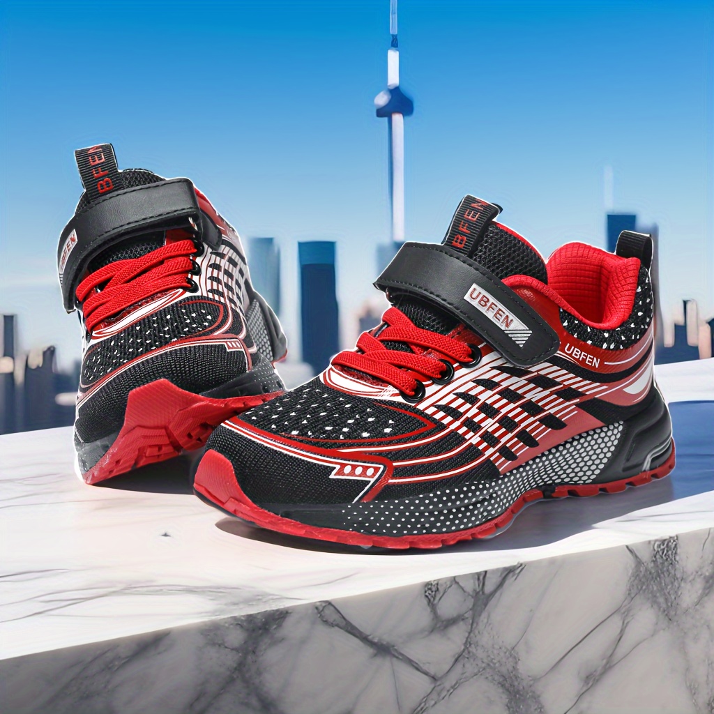 boys girls fashion sneakers kids hiking shoes lightweight slip resistant outdoor athletic walking training running shoes details 1