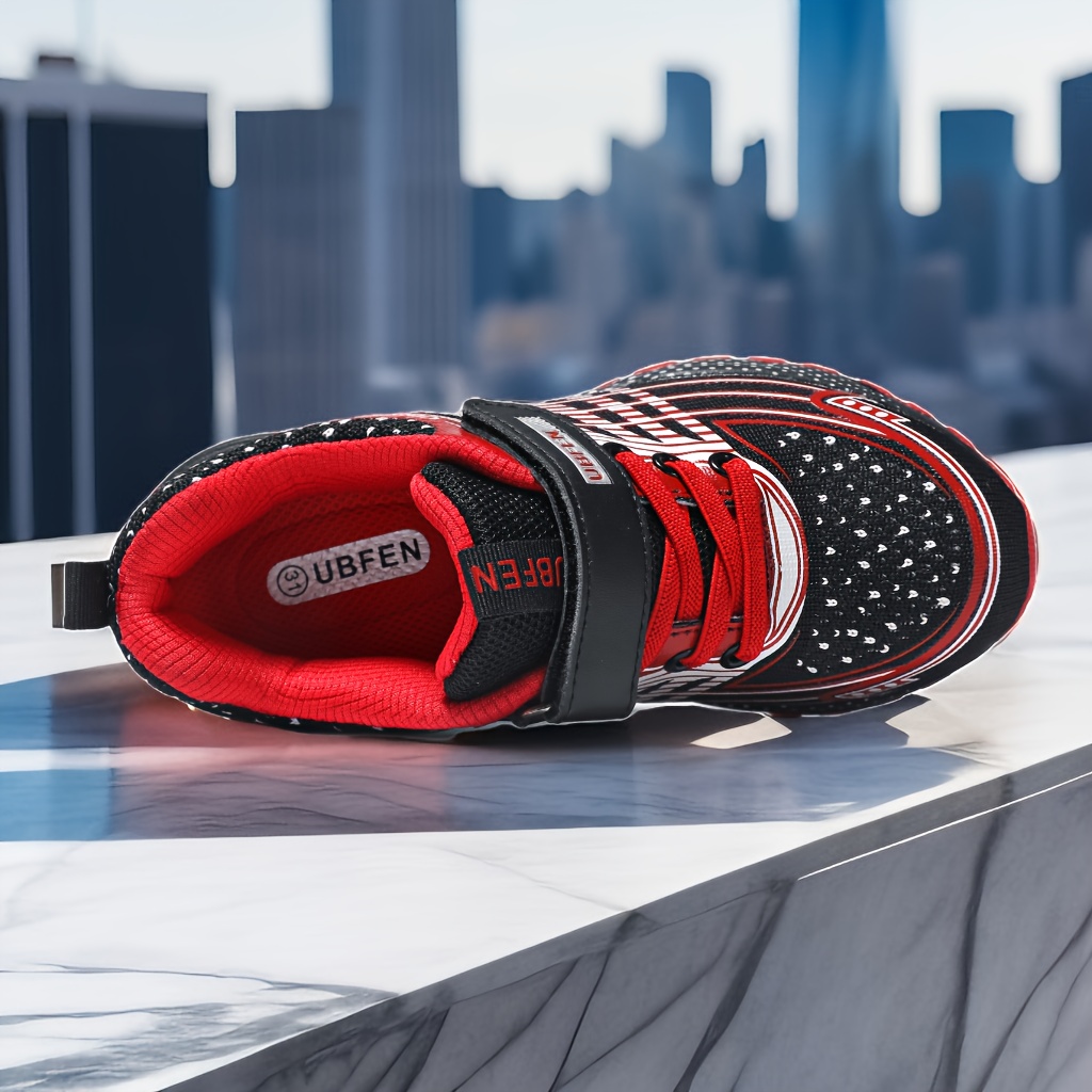 boys girls fashion sneakers kids hiking shoes lightweight slip resistant outdoor athletic walking training running shoes details 2