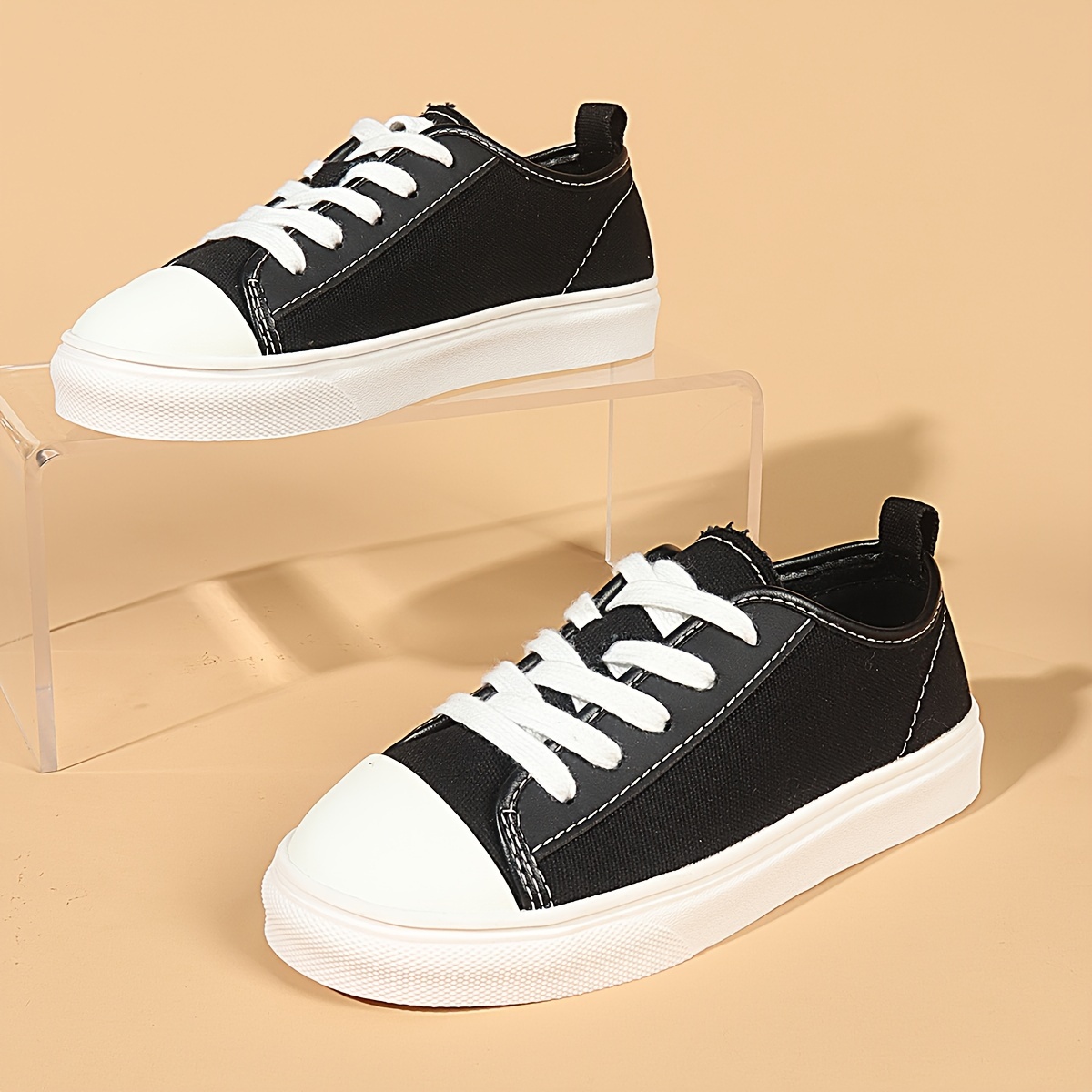   canvas shoes for boys and girls comfortable non slip   sole for   casual sporty lace up footwear suitable for   details 4