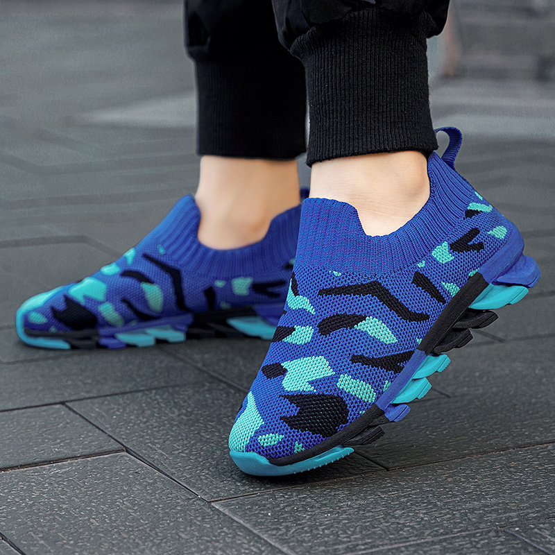 boys kids sneakers running tennis shoes lightweight breathable sport athletic details 9