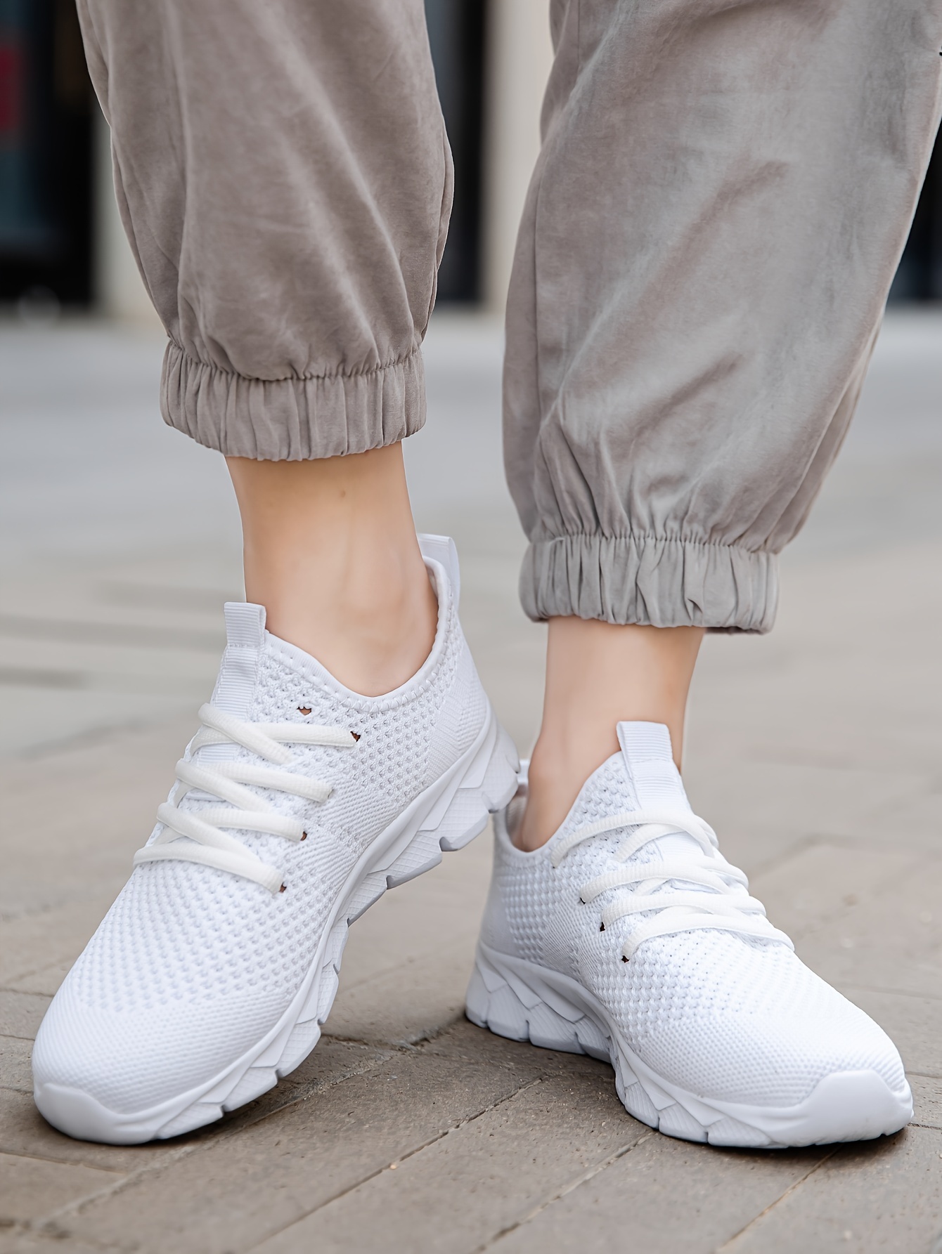 casual breathable woven sneakers for boys lightweight anti slip low top lace up sneakers for indoor outdoor details 0
