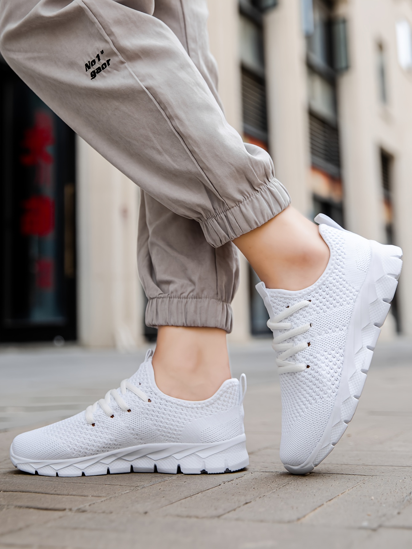 casual breathable woven sneakers for boys lightweight anti slip low top lace up sneakers for indoor outdoor details 6
