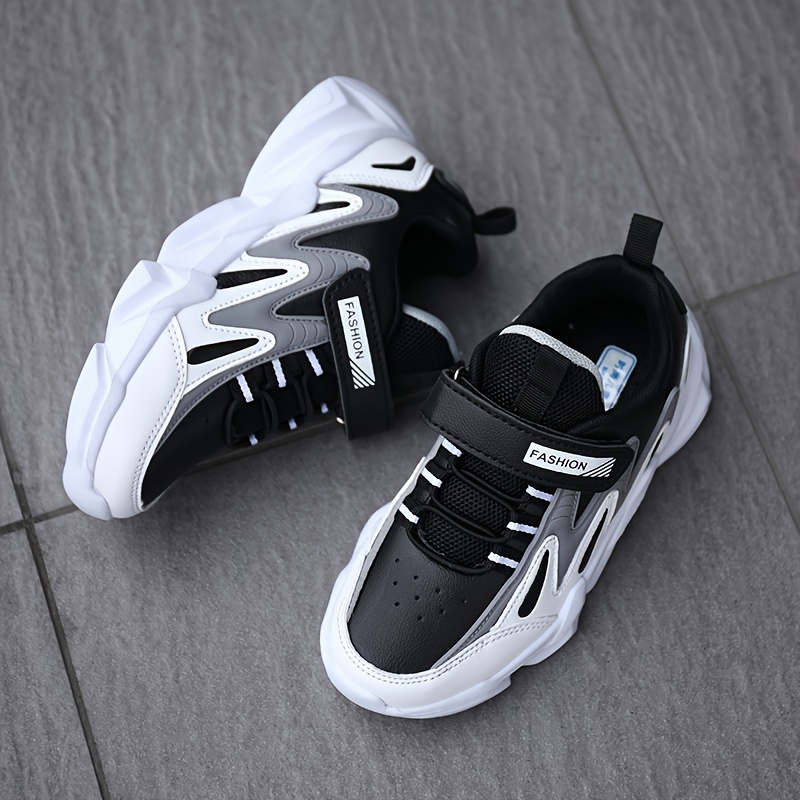 boys trendy chunky shoes comfy non slip casual soft sole sneakers for outdoor activities details 6