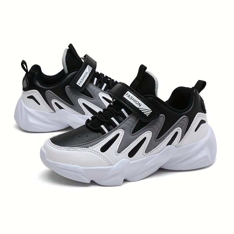 boys trendy chunky shoes comfy non slip casual soft sole sneakers for outdoor activities details 8