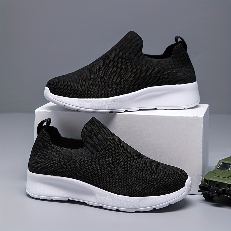 color slip on woven shoes for boys breathable lightweight platform sneakers for details 2
