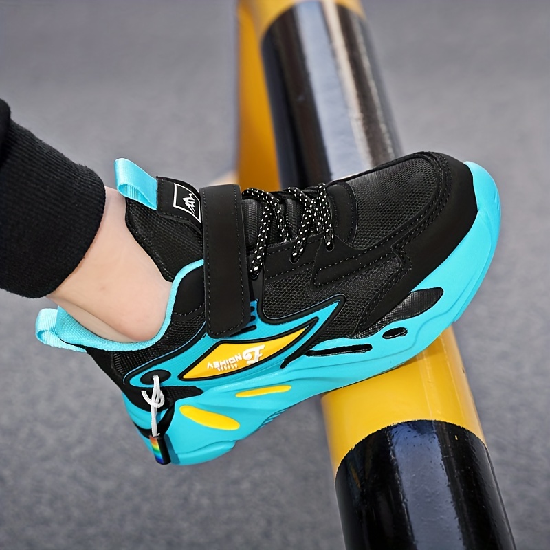 casual low top sneakers for boys lightweight anti slip sneakers for outdoor walking running autumn and winter details 2