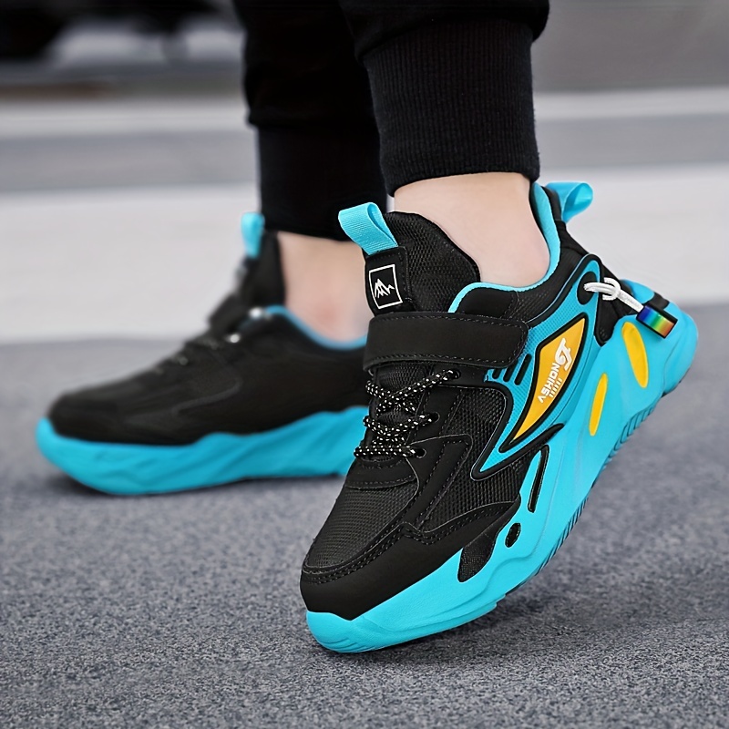 casual low top sneakers for boys lightweight anti slip sneakers for outdoor walking running autumn and winter details 7