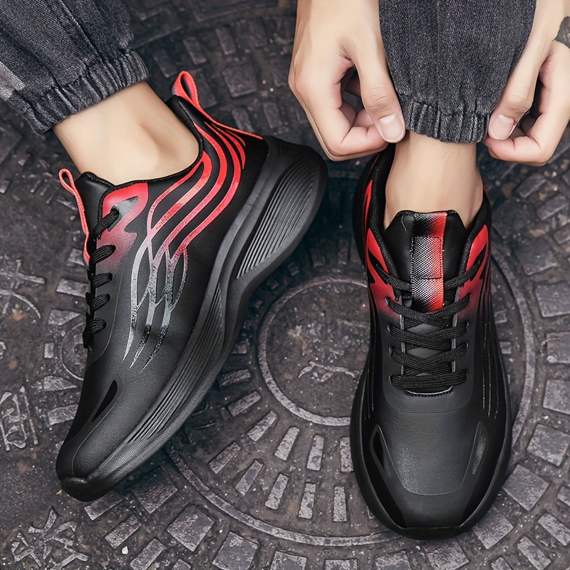 casual cool low top lace up sport shoes for boys breathable running details 1
