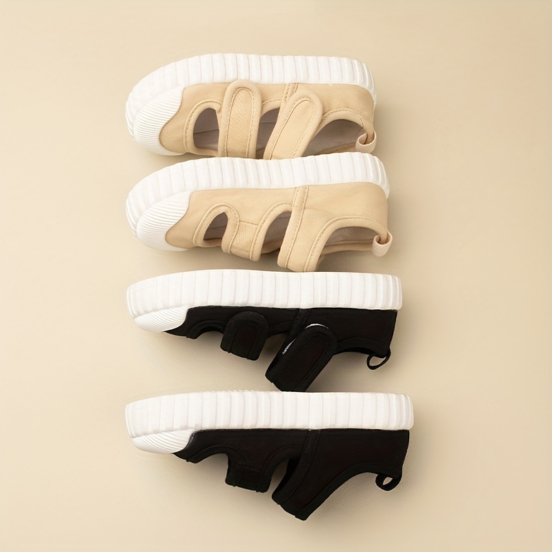 boys breathable canvas sandals casual low top non slip summer shoes with closure details 0