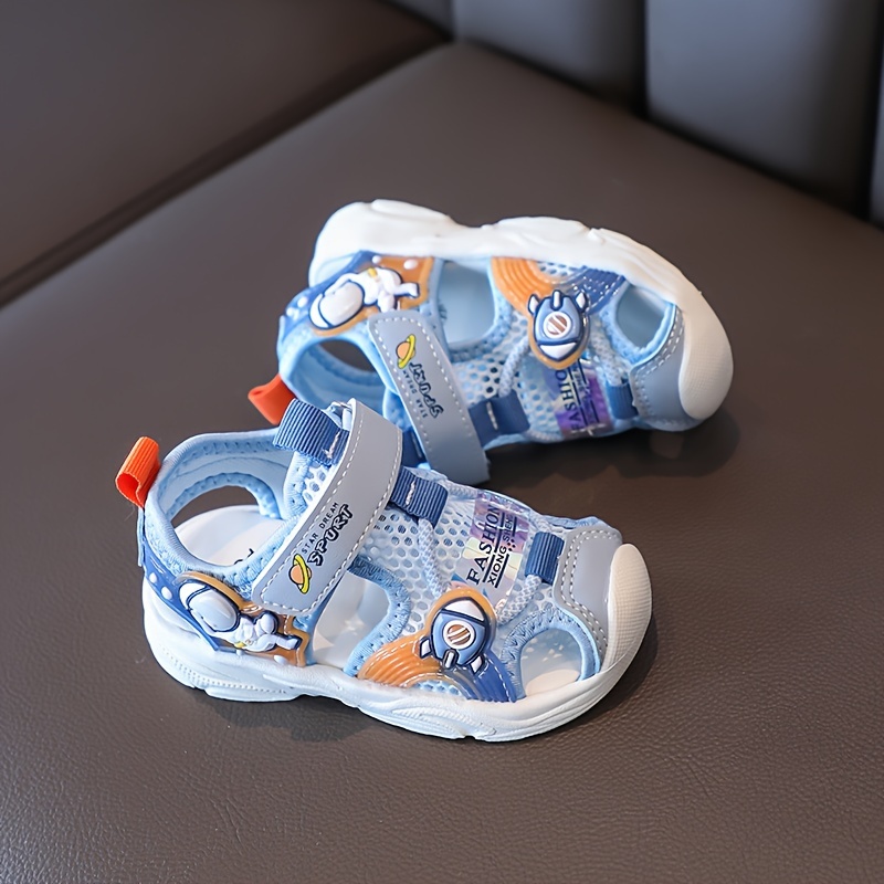 casual cartoon sandals for boys breathable lightweight non slip sandals for summer details 2
