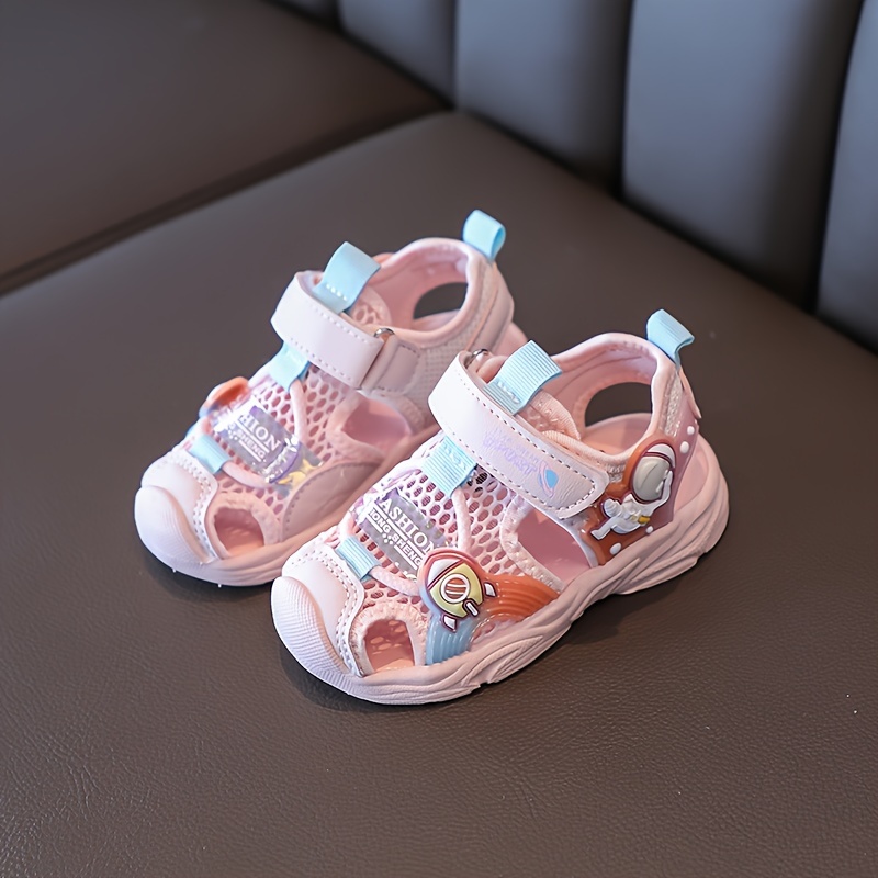 casual cartoon sandals for boys breathable lightweight non slip sandals for summer details 3