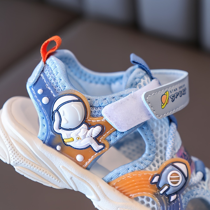casual cartoon sandals for boys breathable lightweight non slip sandals for summer details 6