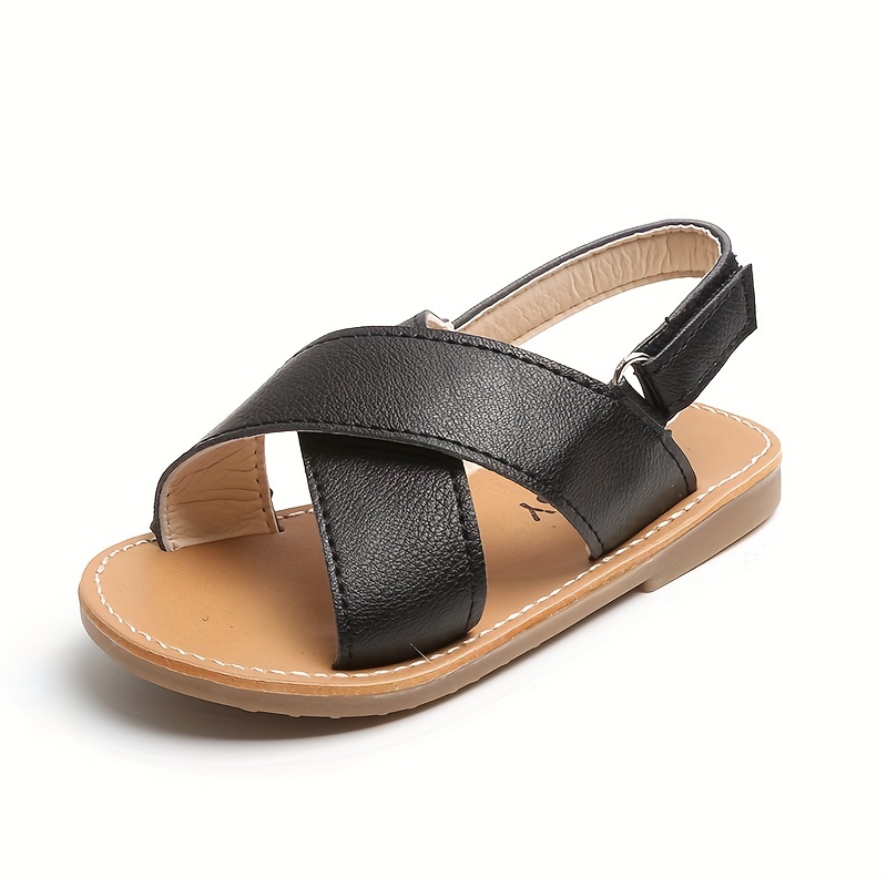 boys girls sandals soft flat open toe for toddler kids children spring and summer details 7