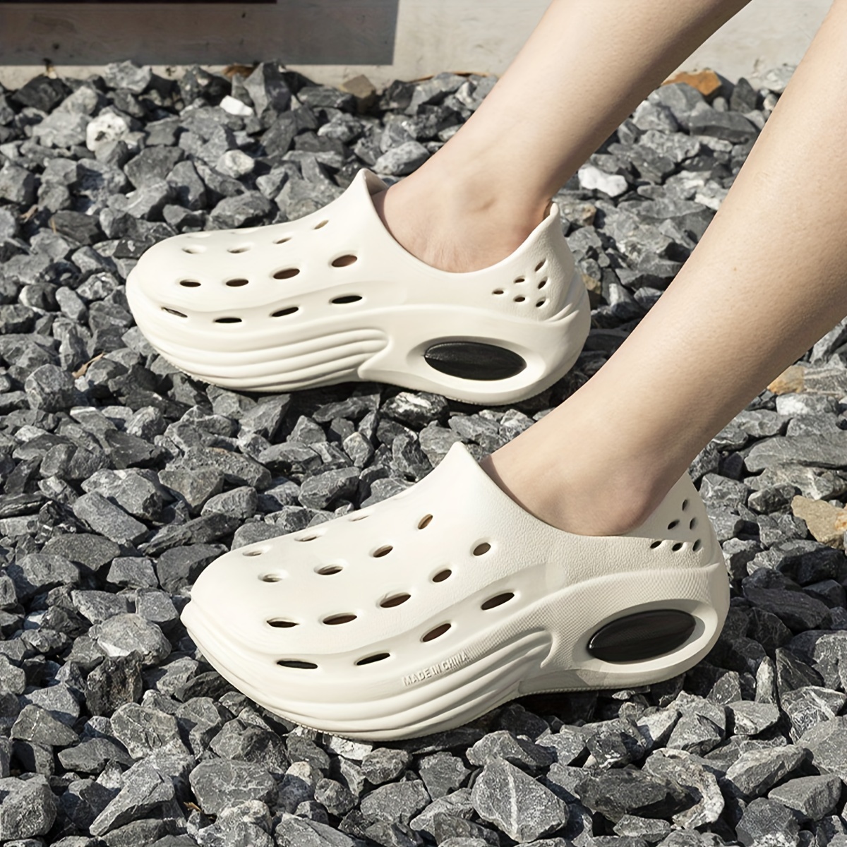 trendy comfortable slip on sandals for boys breathable lightweight non slip sandals for indoor outdoor beach details 3