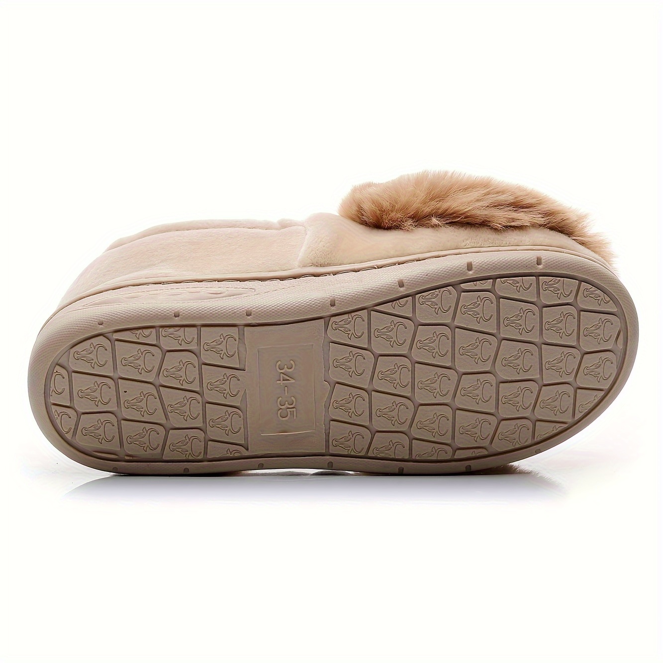 cute cartoon slip on home shoes for boys girls fleece indoor shoes for autumn and winter details 8