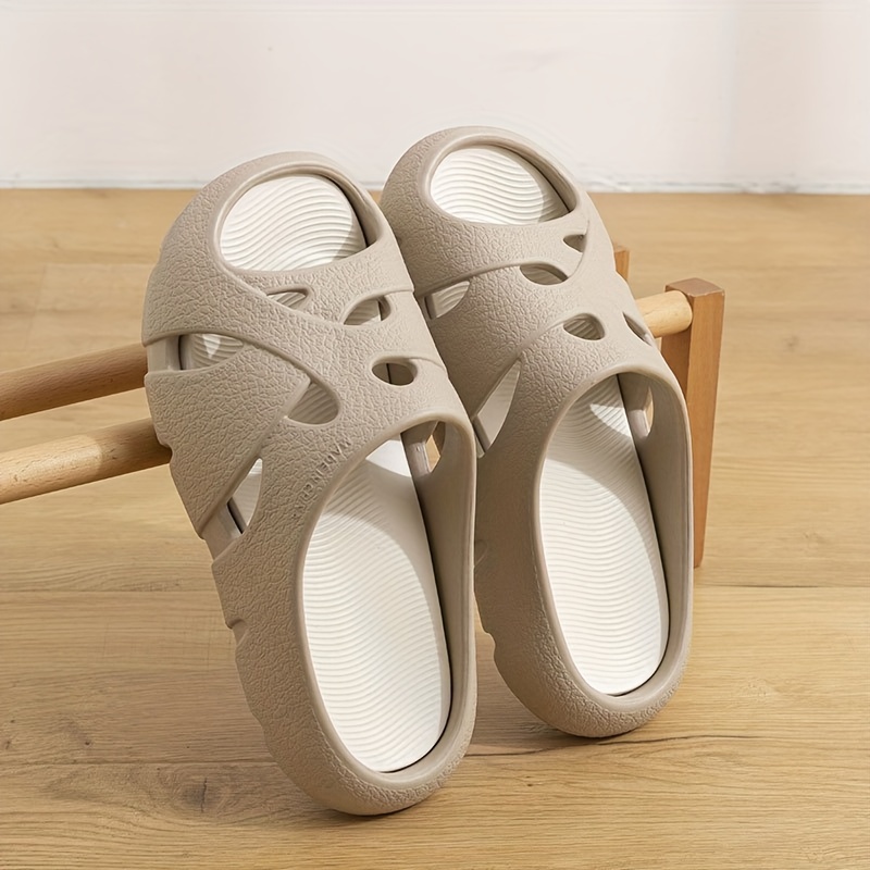 trendy comfortable open toe slippers for boys breathable non slip soft sole slippers for indoor outdoor beach details 1