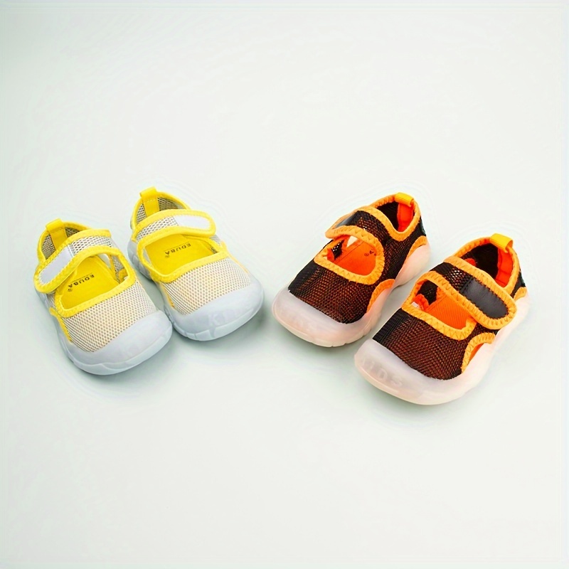 strap kids mesh sneakers low top breathable and details 0