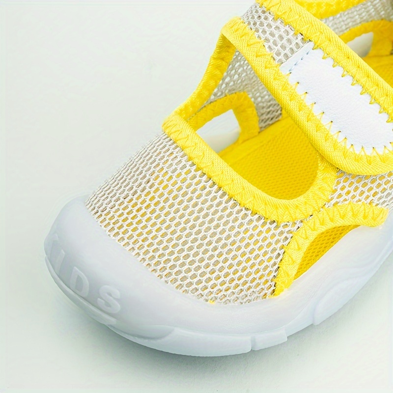 strap kids mesh sneakers low top breathable and details 6