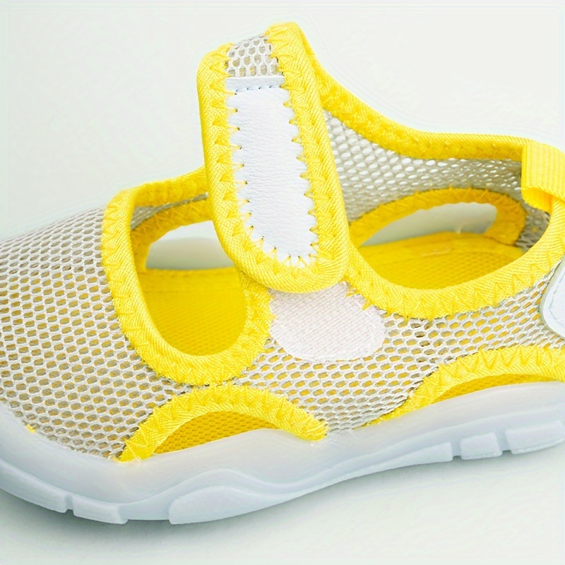 strap kids mesh sneakers low top breathable and details 7